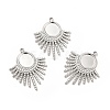 Non-Tarnish 304 Stainless Steel Pendant Cabochon Settings X-STAS-H172-13P-4