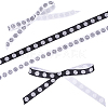 2 Rolls 2 Styles Volleyball Theme Polyester Grosgrain Ribbons OCOR-CP0001-22-1
