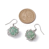 Natural Mixed Gemstone Dangle Earrings EJEW-JE05659-02-3