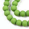 Opaque Glass Beads Strands GLAA-T032-P6mm-MD06-2
