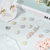 20Pcs UV Plating Acrylic Printed Beads TACR-SC0001-46A-3