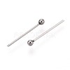 304 Stainless Steel Head Pins STAS-T065-15mm-20P-2