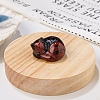 Natural Mahogany Obsidian Display Decorations DJEW-PW0009-009G-1