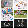 2 Strands Natural Dyed Quartz Pointed Stick Beads Strands G-PA0001-77-4