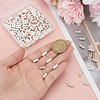 120Pcs Brass Brooch Findings MAK-ME0001-14-3