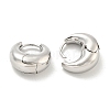 Brass Hoop Earrings EJEW-L211-010L-P-2