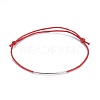 Adjustable Waxed Cotton Cord Bracelets X-BJEW-JB04206-2