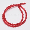 Natural & Dyed Malaysia Jade Bead Strands X-G-A146-4mm-A02-2
