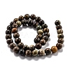Round Natural Agate Beads Strands X-G-O199-02B-2