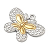 Two Tone 304 Stainless Steel Pendants STAS-K322-18C-GP-2