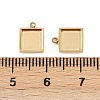 304 Stainless Steel Pendant Cabochon Settings STAS-A194-05I-G-3
