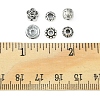 255Pcs 6 Style Iron Rhinestone & Tibetan Style Alloy Spacer Beads DIY-FS0004-07-6
