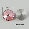 Glass Pointed Back Rhinestone RGLA-R003-12mm-15-1