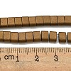 Electroplated Non-magnetic Synthetic Hematite Beads Strands G-C106-B01-13B-4