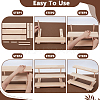 3-Tier Wood Jewelry Display Card Display Riser Stands ODIS-WH0086-104A-4