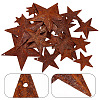 Gorgecraft 30Pcs 5 Style Rust Iron Pendants IFIN-GF0001-27-6