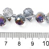 Electroplate Glass Beads Strands EGLA-D030-17S-4