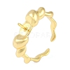 Brass Cuff Finger Ring Settings KK-L219-15C-G-1