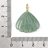 Natural Green Aventurine Carved Pendants G-C282-05J-3