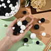 160Pcs 10 Styles Glitter Craft Foam Balls DIY-SP0005-57-4