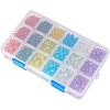 Spray Painted Crackle Glass Beads CCG-PH0002-04-8