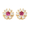 Brass Micro Pave Cubic Zirconia Beads KK-U056-16G-02-1