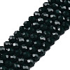 Opaque Solid Color Glass Beads Strands LS-EGLA-A034-P8mm-D12-1