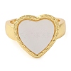Shell Finger Ring for Women RJEW-Z060-01G-01-2