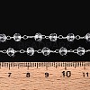 Handmade Glass Faceted Round Beaded Chains CHC-ZX005-05S-4