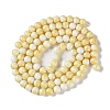 Baking Paint Glass Bead Strands GLAA-H031-01B-03-3