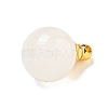 Natural Quartz Crystal Perfume Bottle Pendants G-K338-22G-03-2