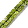 Handmade Lampwork Chevron Beads Strands LAMP-K041-01B-26-1
