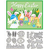 Easter Carbon Steel Cutting Dies Stencils DIY-WH0309-1639-1