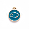 Alloy Enamel Pendants ENAM-S124-01B-05D-2