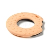 Donut Food Grade Eco-Friendly Silicone Focal Beads SIL-Q023-01B-2