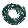Electroplate Glass Beads Strands EGLA-A044-P2mm-B09-3