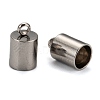 Tarnish Resistant 304 Stainless Steel Cord Ends X-STAS-M250-06-2