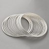 Textured Iron Memory Beading Wire for Wire Wrap DIY Jewelry Making FIND-WH0472-08S-2