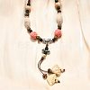 Ethnic Style Alloy & Porcelain Ceramic Beads Pendant Tassel Y Necklaces NJEW-D308-03A-4