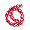 Handmade Evil Eye Lampwork Beads Strands LAMP-G157-01E-3