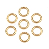 Ion Plating(IP) 304 Stainless Steel Closed Jump Rings STAS-G393-06G-06-1