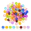 Transparent Acrylic European Beads MACR-YW0002-17-1