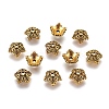 Tibetan Style Bead Caps TIBEB-A24621-AG-LF-1