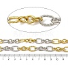 Ion Plating(IP) 304 Stainless Steel Two-Tone Link Chains CHS-M006-08PG-3