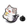 Cat with Bird Enamel Pins JEWB-I055-05EB-01-3