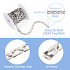 Stainless Steel Rectangle with Cross Link Chains CHS-TAC0002-01P-4