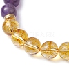 4Pcs 4 Styles Natural Gemstone Beads Stretch Bracelets Sets BJEW-JB11010-4