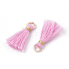 Polycotton(Polyester Cotton) Tassel Pendant Decorations X-FIND-S281-27-2