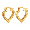 Heart 304 Stainless Steel Hoop Earrings for Women EF5965-1-1