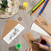 120Pcs 2 Colors Paper Blank Bookmarks AJEW-SP0001-25-3